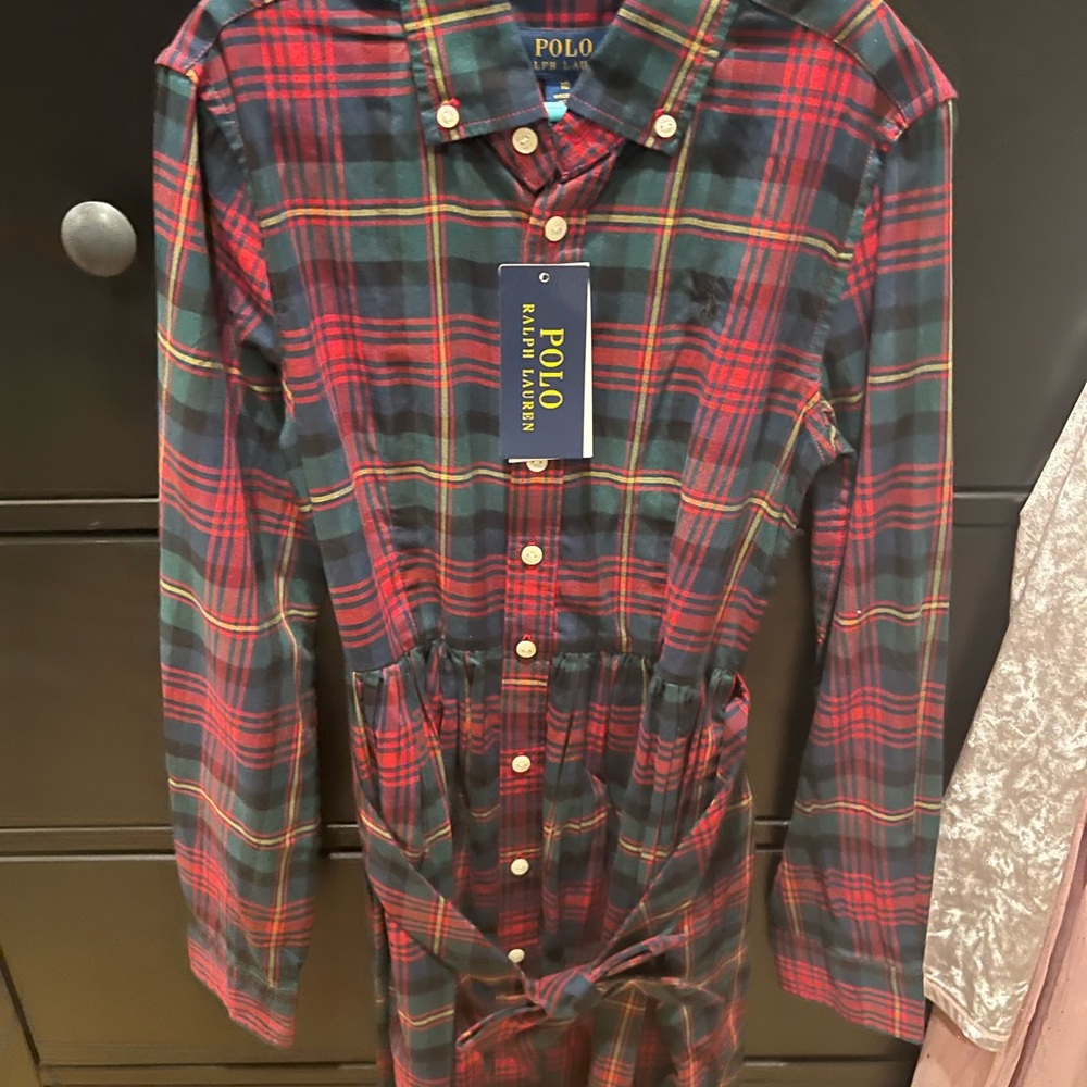 Polo by Ralph Lauren Kids Tartan Dress - Red and Blue